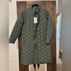 Daily Sports Sage Green Quilted Jacket